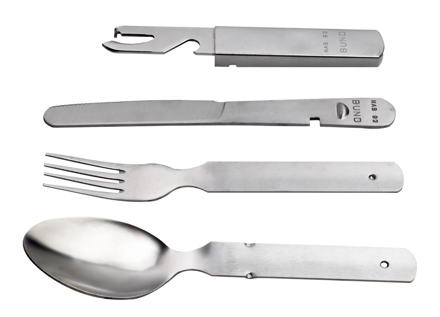 BW Feldbesteck 4-tlg. Schwere Ausführung 2 BW Feldbesteck 4-tlg. Schwere Ausführung – Bild 2