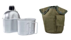 ALU Feldflasche Mit Trinkbecher