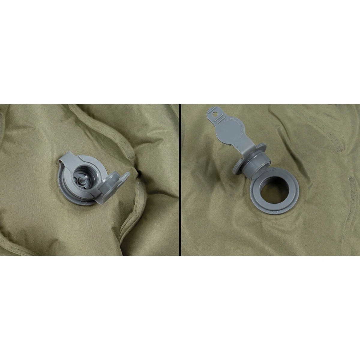 Isomatte Aufblasbar Mit Kopfteil Oliv 2 Isomatte Aufblasbar Mit Kopfteil Oliv – Bild 2