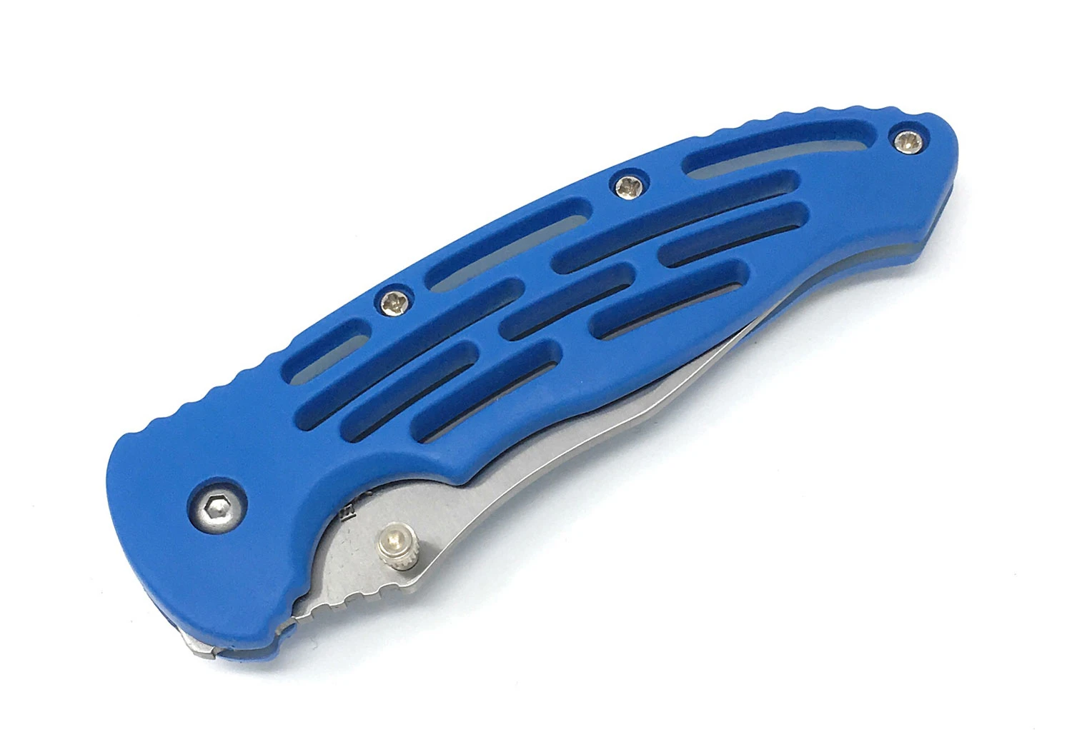 Klappmesser Einhand Blau 2 Klappmesser Einhand Blau – Bild 2