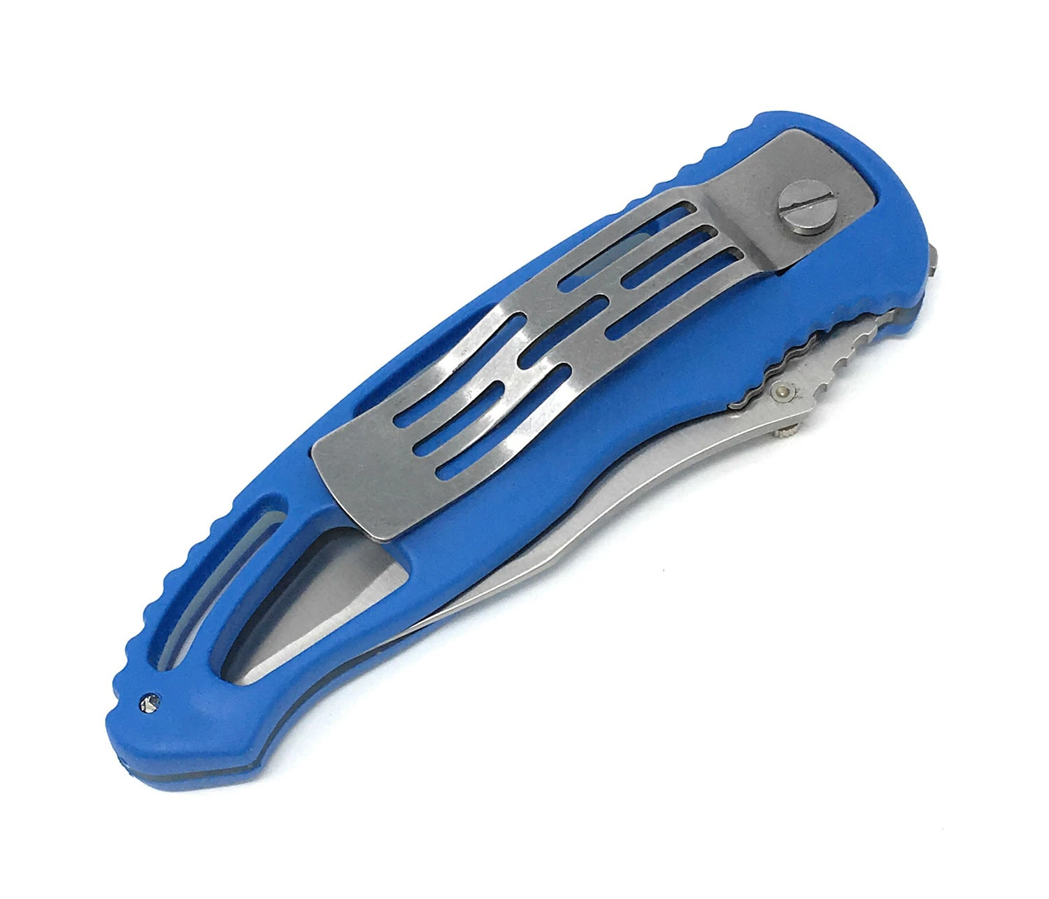 Klappmesser Einhand Blau 3 Klappmesser Einhand Blau – Bild 3